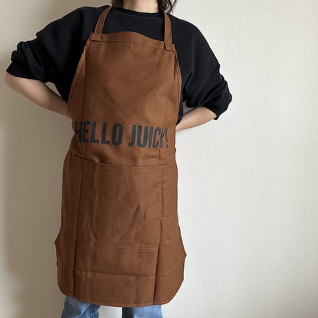 DRESSSEN  DRVBRN5 REVERSIBLE  APRON“HELLO HAMBERGER/HELLO JUICY (リバーシブルエプロン)