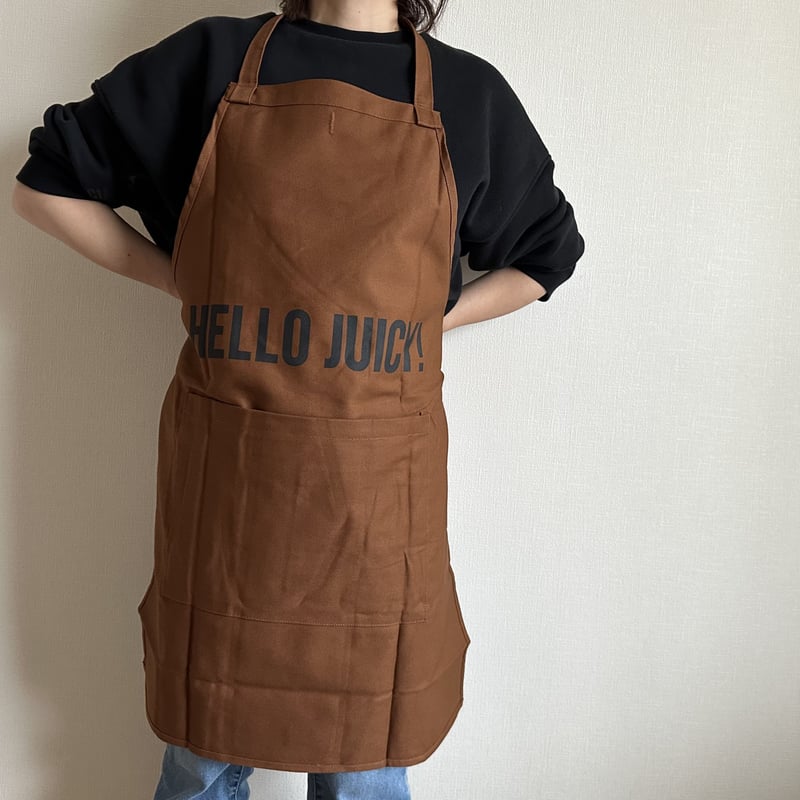 DRESSSEN DRVBRN5 REVERSIBLE APRON“HELLO HAMBE DRESSSEN DRVBRN5 REVERSIBLE APRON“HELLO HAMBE