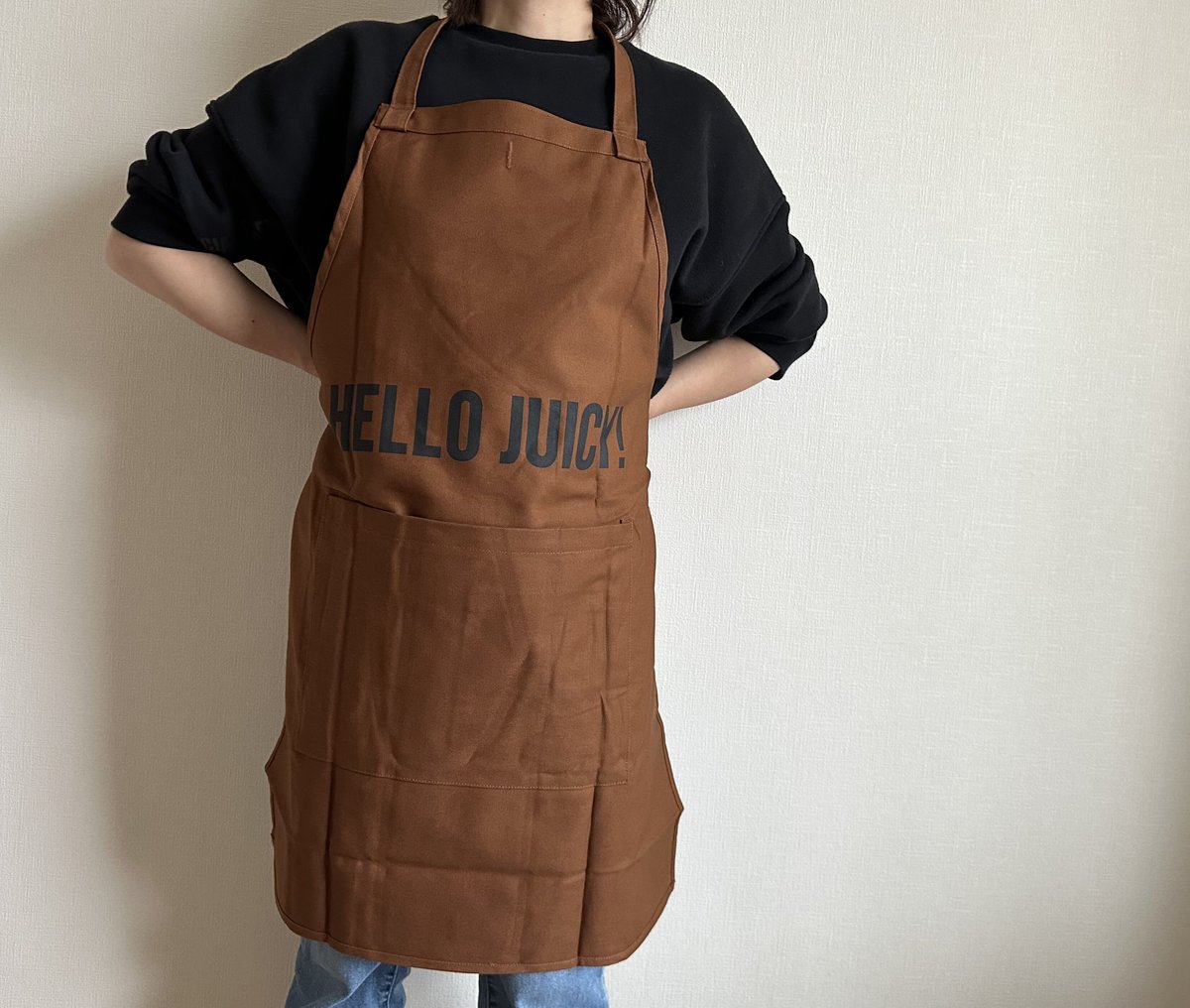 DRESSSEN DRVBRN5 REVERSIBLE APRON“HELLO HAMBE DRESSSEN DRVBRN5 REVERSIBLE APRON“HELLO HAMBE