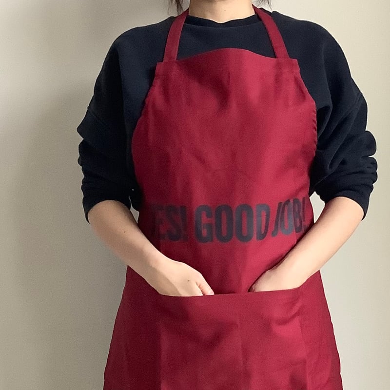 REVERSIBLE APRON“YES！GOOD JOB！/YES“ DRESSSEN ”