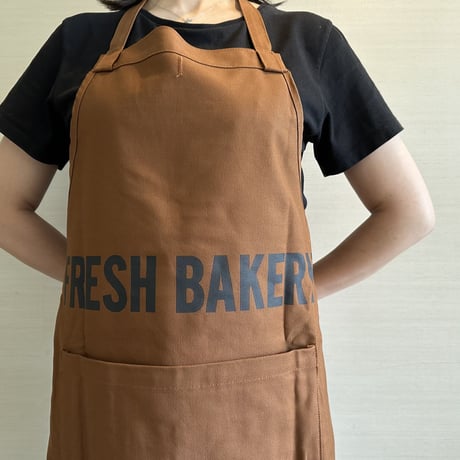 DRESSSEN  DRVBRN1   REVERSIBLE  APRON“BAKE・BAKER・BAKING ALL DAY/FRESH BAKERY