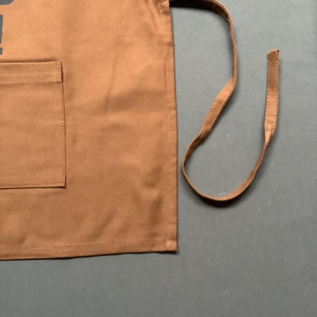 👶DRESSSEN BKDBR1 BABY KIDS APRON YES！ GOOD   JOB！(ベイビーキッズエプロンです。)  ※BROWN  COLOR