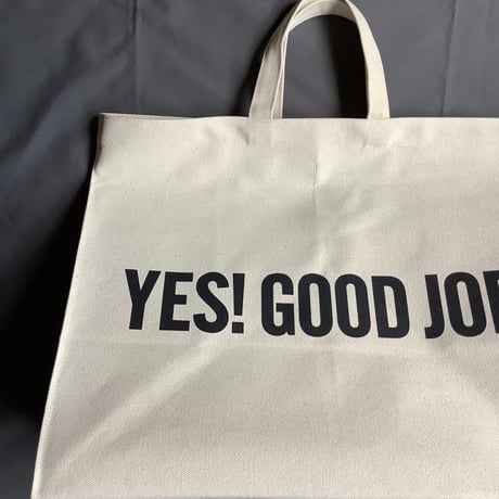 DRESSSEN  MBXL3  MARKET  BAG  XLARGE “YES  GOOD  JOB/ DRESSSEN✴️(こちら生地は生成り色です。