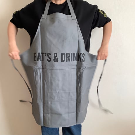 DRVG12 REVERSIBLE  APRON“HOLIDAY/EATS ＆DRINKS“ (リバーシブルエプロン)