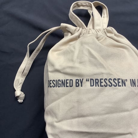 SMDLT2 DRESSSEN SMALL DAY BAG”DESIGNED BY“ DRESSSEN” IN  JAPAN (LATTE COLOR)