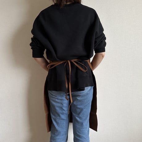 DRESSSEN  DRVBRN5 REVERSIBLE  APRON“HELLO HAMBERGER/HELLO JUICY (リバーシブルエプロン)