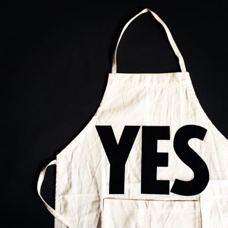 👦👧DRESSSEN KD1 KIDS APRON  "YES"(※キッズエプロンです)※左裾の裏側にNO THANK YOUのプリント⭐️再入荷しました