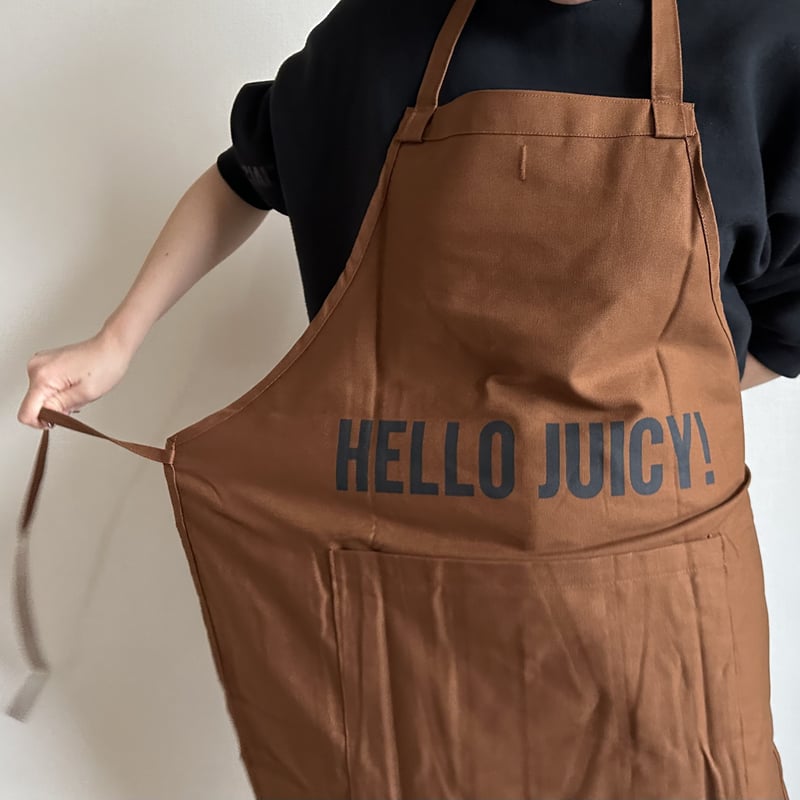 DRESSSEN DRVBRN5 REVERSIBLE APRON“HELLO HAMBE DRESSSEN DRVBRN5 REVERSIBLE APRON“HELLO HAMBE