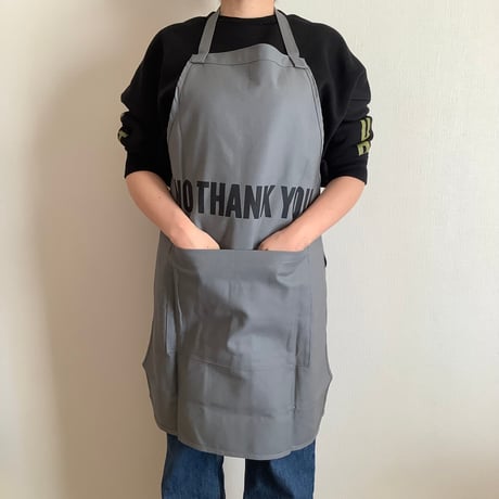 DRVG1 REVERSIBLE  APRON“YES /NO THANKYOU(リバーシブルエプロン)