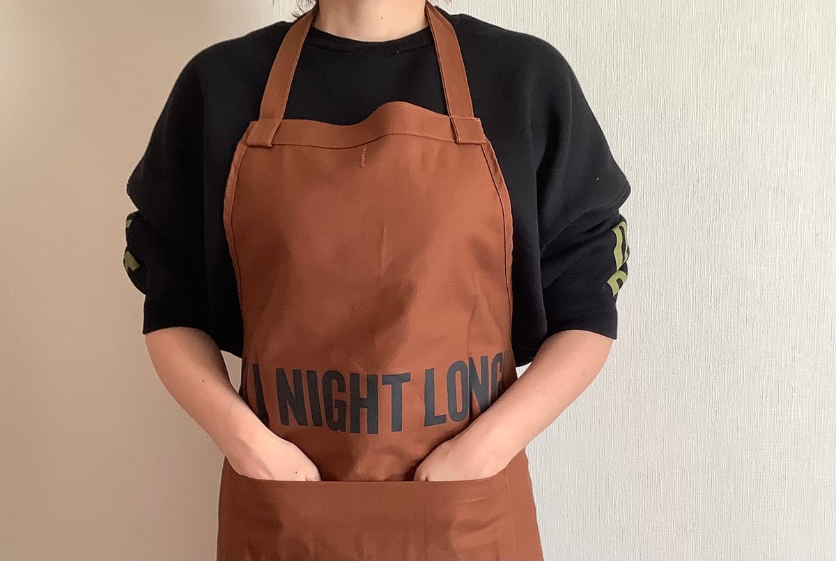 DRESSSEN DRVBRN2 REVERSIBLE APRON“HELLO BEER/ DRESSSEN DRVBRN2 REVERSIBLE APRON“HELLO BEER/