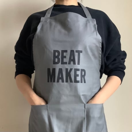 WPAGR15  DAY USE W POCKET  APRON   “BEAT MAKER“ GREY  COLOR