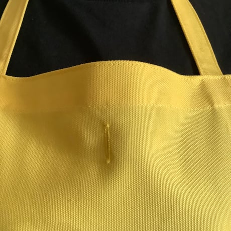 WPY1 DAY USE W POCKET  APRON   YES (※裏側にNO THANK YOUのプリントがあります) YELLOW  COLOR