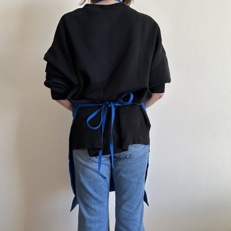 DRESSSEN  DRVBLU2 REVERSIBLE  APRON“YES/NO THANK YOU※NOには➖線があります。(リバーシブルエプロン)