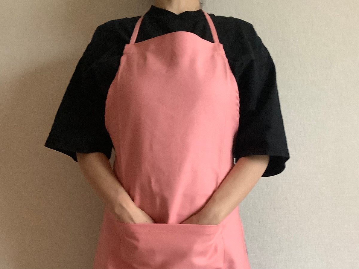 amane works apron エプロン ピンク ADULT APRON DR(PK)0 