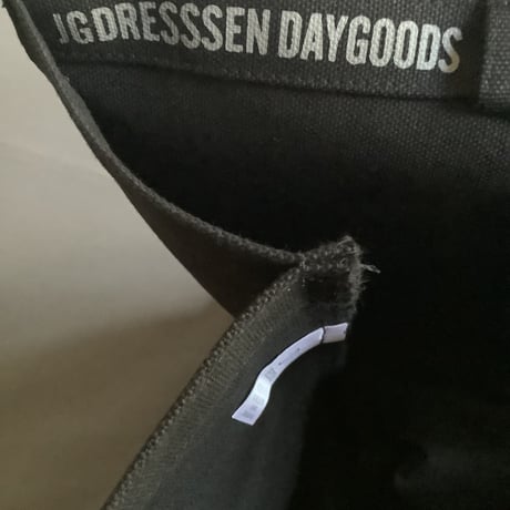 DRESSSEN  MARKET BAG NEW LARGE MKTNL2 “YES！GOOD  JOB！” (BLACK  COLOR)