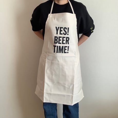 ADULT APRON #8  YES! BEER TIME!
