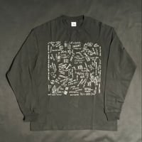 DL2  “LONG SLEEVE TーSHIRTS” ARCHIVE DESIGN”  BLACK COLOR  ※グレーロゴ