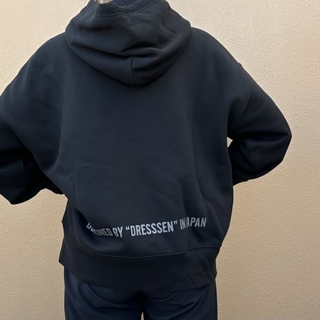PK11 DRES“SPECIAL”SSEN   HOODED SWEAT  SHIRTS  イｴス！グッドジョブ！ (BLACK  COLOR) ※グレーロゴ