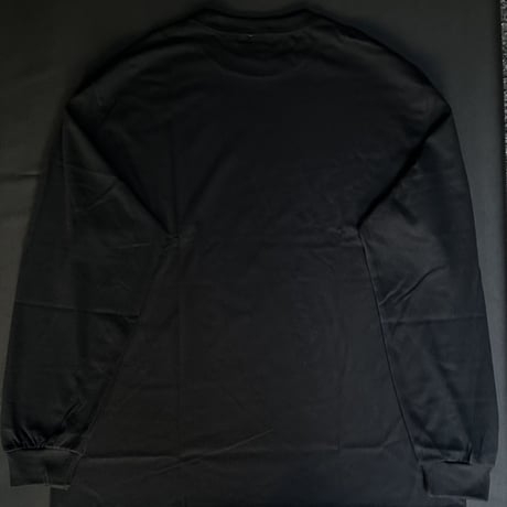 DLT13  “LONG SLEEVE TーSHIRTS” LOVE ”MEAT“ TENDER”  BLACK COLOR  ※ブルーロゴ