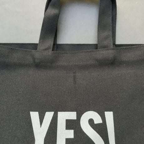 DRESSSEN  MARKET BAG NEW LARGE MKTNL2 “YES！GOOD  JOB！” (BLACK  COLOR)