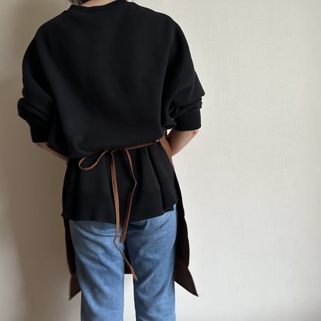 DRESSSEN  DRVBRN11 REVERSIBLE  APRON“YES！COFFEE  TIME！/ YES！BEER TIME！“(リバーシブルエプロン)BROWN  COLOR