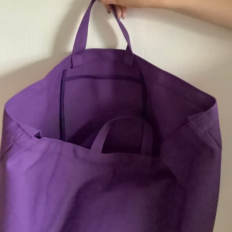 DRESSSEN  B2B6  BIG 2WAY BAG ”YES“   PURPLE COLOR