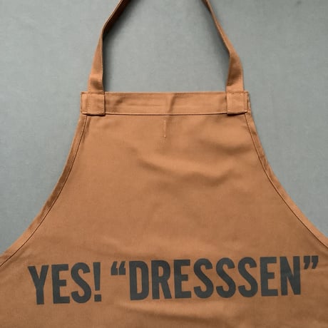 DRESSSEN  DRVBRN9 REVERSIBLE  APRON“THINK BEAUTIFUL/YES！ DRESSSEN    (リバーシブルエプロン)