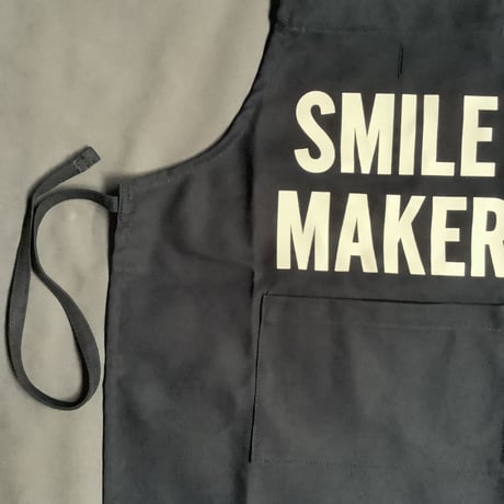 👶DRESSSEN BKDN3 BABY KIDS APRON ”SMILE MAKER“(ベイビーキッズエプロンです。)  ※ダークネイビー