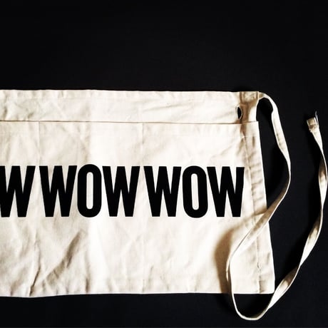 DRESSSEN  LW16 LOWER WALL APRON  "WOWWOWWOW"(腰巻きエプロン)