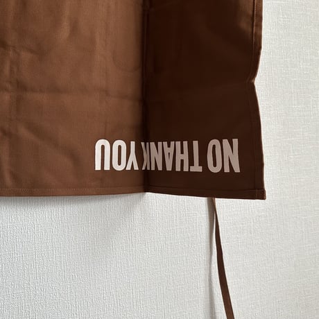 WPB8 DAY USE W POCKET  APRON   “YES”(生成りロゴ)※正面に二つのポケットがございます