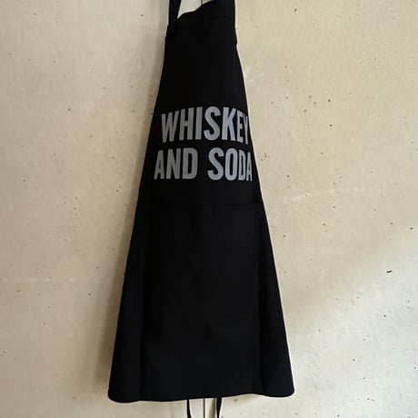 DRESSSEN  DRVBLK10 REVERSIBLE  APRON “ハイボールラバー/ WHISKEY AND SODA “(リバーシブルエプロン)
