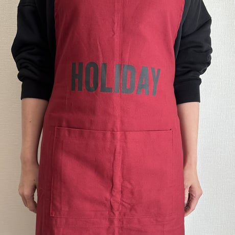 DRESSSEN  DRVBD5 REVERSIBLE  APRON“HOLIDAY/EATS ＆DRINKS ”リバーシブルエプロン)