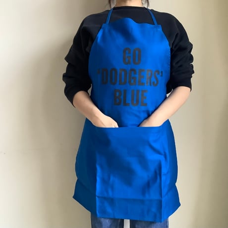 🔴ラスト1点！ADULT APRON DR(BLU)5  ”GO DODGERS BLUE “APRON 🔵CALIFORNIA  BLUE  COLOR