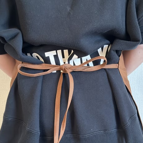 DRESSSEN  DRVBRN10 REVERSIBLE  APRON“THINK DELICIOUS/YES！ DRESSSEN    (リバーシブルエプロン)