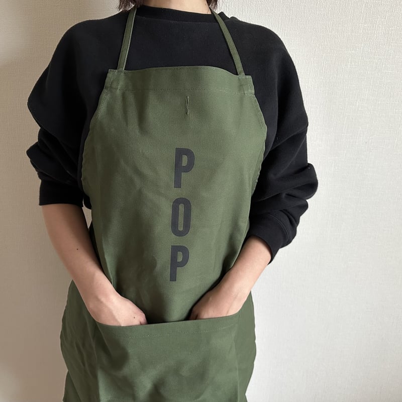 ADULT APRON DR(GRN)9 “POP“”APRON ※今回の販売をもって生産 ADULT APRON DR(GRN)9 “POP“”APRON ※今回の販売をもって生産