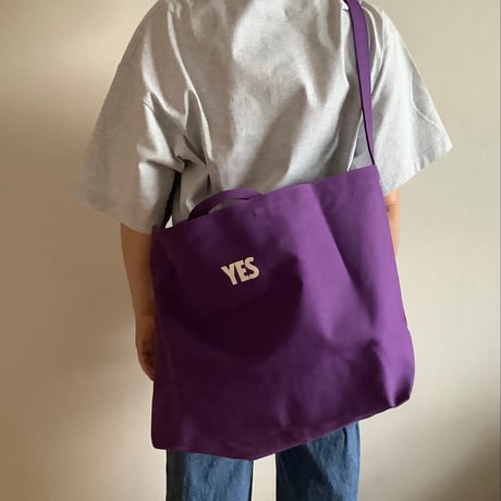 DRESSSEN  B2B6  BIG 2WAY BAG ”YES“   PURPLE COLOR