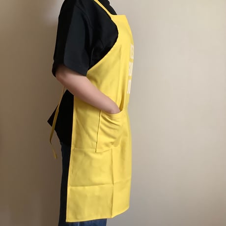 WPY2  DAY USE W POCKET  APRON   “YES！GOOD JOB！YELLOW  COLOR