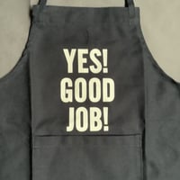 👶BABY KIDS APRON YES！ GOOD   JOB！(ベイビーキッズエプロンです。)  ※ダークネイビー