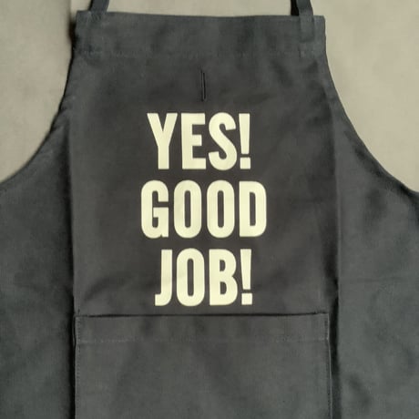 👶DRESSSEN BKDNY5 BABY KIDS APRON YES！ GOOD   JOB！(ベイビーキッズエプロンです。)  ※ダークネイビー