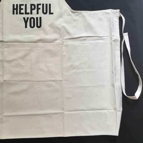 PR11  THE PROFESSIONAL APRON“ HELPFUL YOU “ ※首の紐をお好きな位置で結んで固定できます。