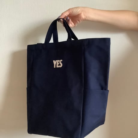 NEW 2WAY BAG  “YES” DARK  NAVY  COLOR