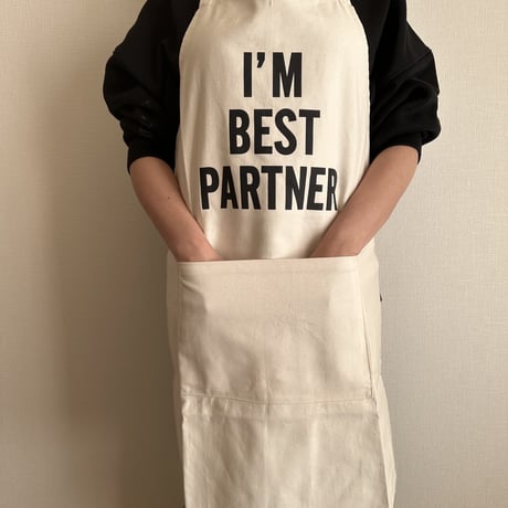 ADULT APRON #3 " I'M BEST PARTNER"
