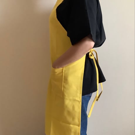 WPY2  DAY USE W POCKET  APRON   “YES！GOOD JOB！YELLOW  COLOR
