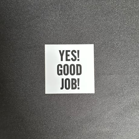 DST2　ステッカー3枚セット　(YES！GOOD JOB(black、white)、BESTMIND TOGETHER)