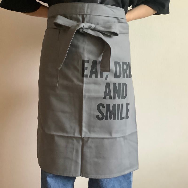 DRESSSEN LWLGR2 “EAT,DRINK AND SMILE”APRON(腰巻