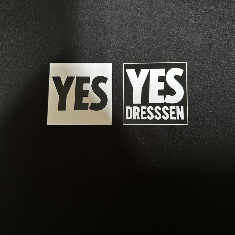 DST1 ステッカー3枚セット(YES、YES DRESSSEN、BESTMIND TOGET