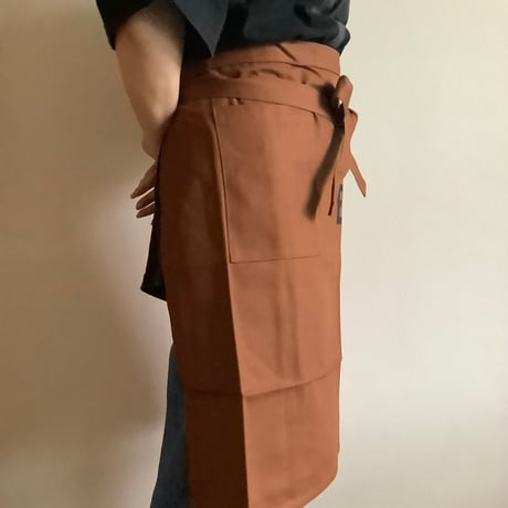DRESSSEN lower wall long  LWLB2 “EAT, DRINK  AND SMILE” APRON(腰巻きエプロンです)