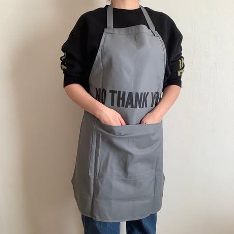 DRVG1 REVERSIBLE  APRON“YES /NO THANKYOU(リバーシブルエプロン)