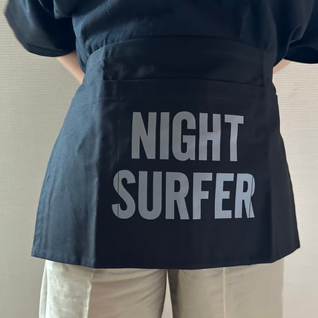 DRESSSEN  LWB2 LOWER WALL APRON  "NIGHT SURFER"(腰巻きエプロンです)BLACK COLOR