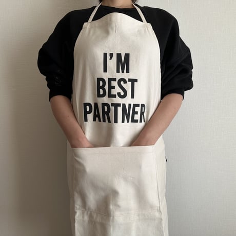 ADULT APRON #3 " I'M BEST PARTNER"